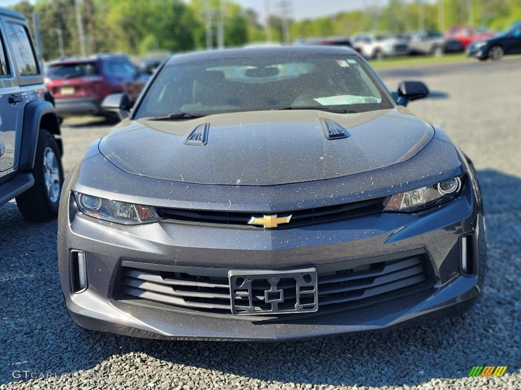 2018 Camaro LT Coupe - Nightfall Gray Metallic / Jet Black photo #2
