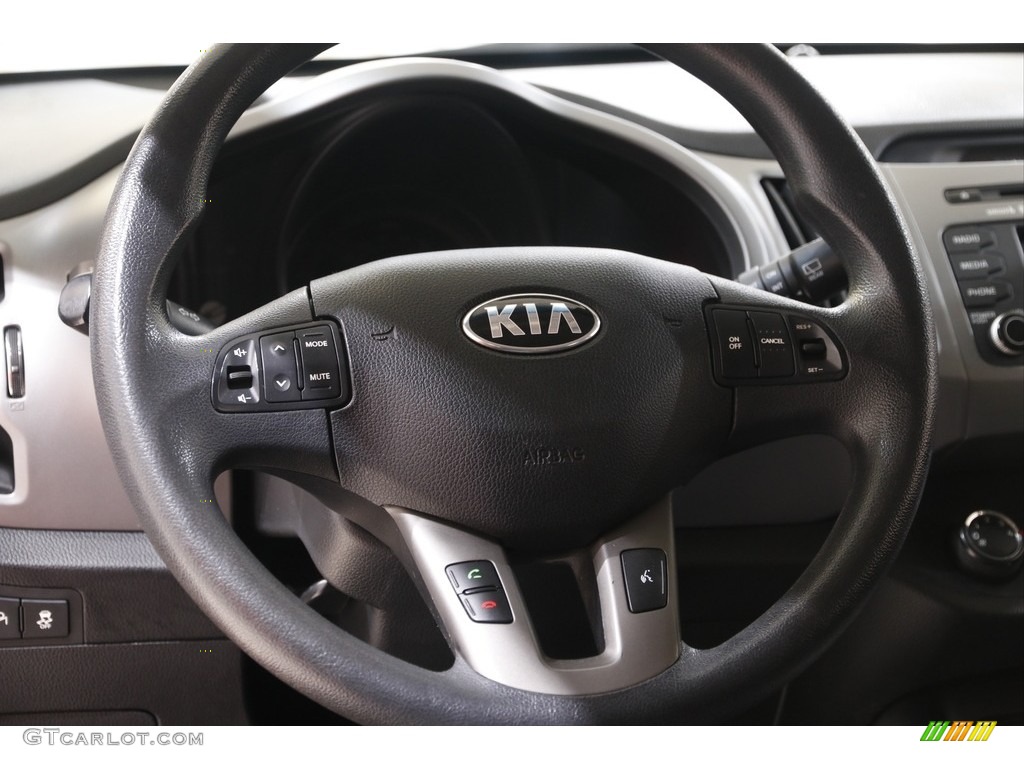 2015 Kia Sportage LX Black Steering Wheel Photo #142018401