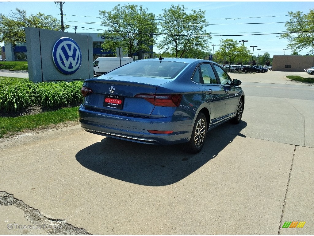 2021 Jetta SE - Silk Blue Metallic / Titan Black photo #2