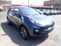 2022 Pacific Blue Kia Sportage LX AWD  photo #3