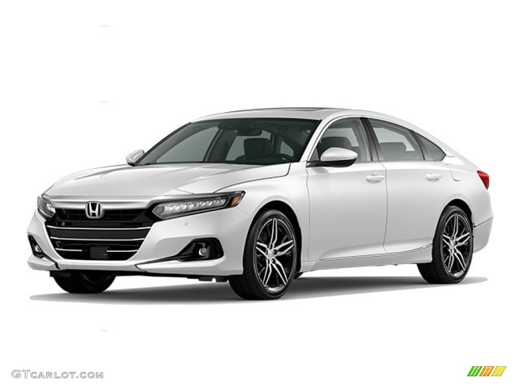 2021 Accord Touring - Platinum White Pearl / Black photo #43