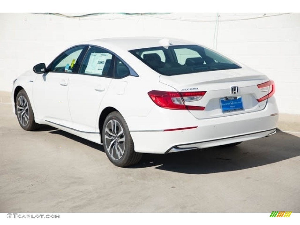 2021 Accord EX-L Hybrid - Platinum White Pearl / Black photo #2
