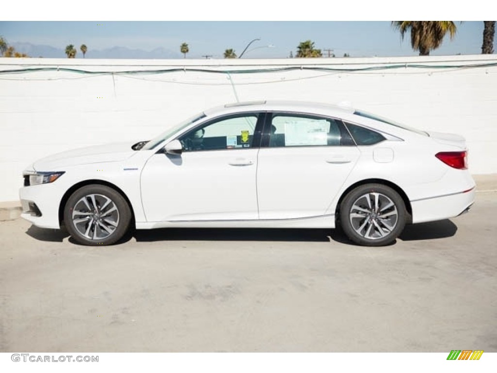 2021 Accord EX-L Hybrid - Platinum White Pearl / Black photo #4