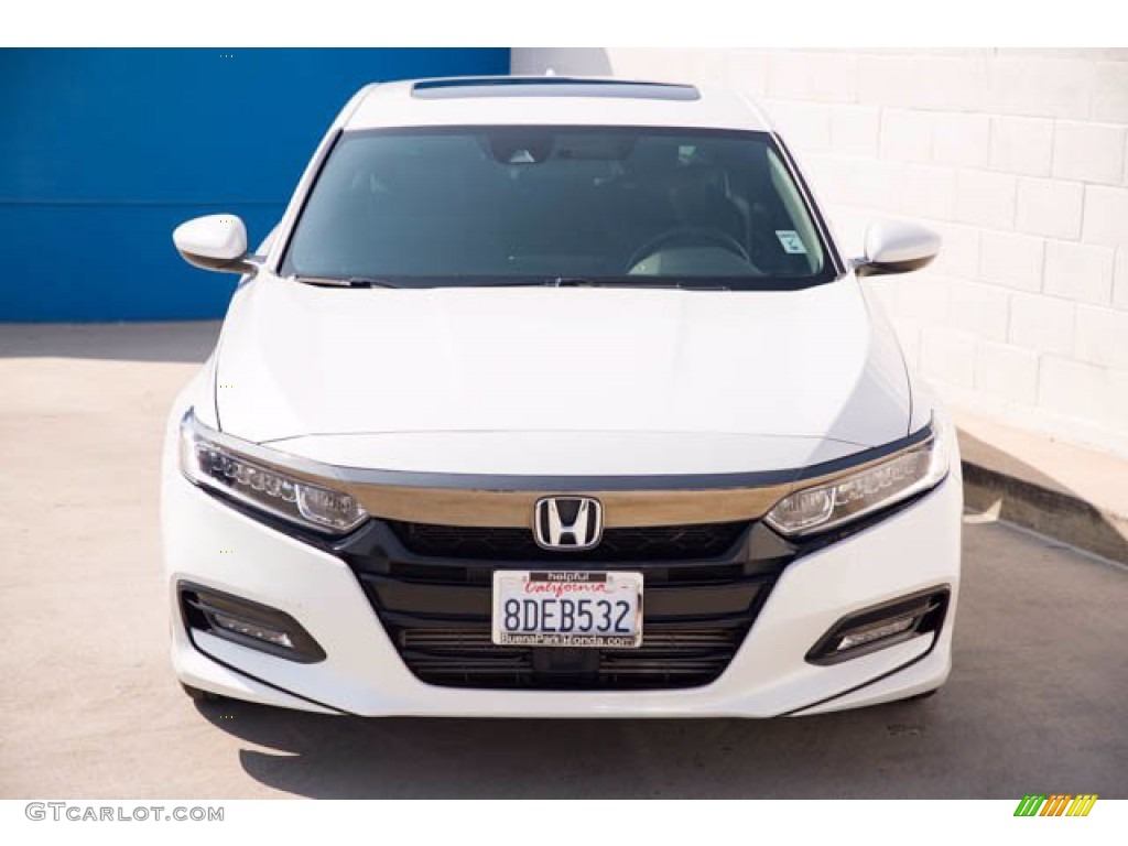 2018 Accord Sport Sedan - Platinum White Pearl / Black photo #7