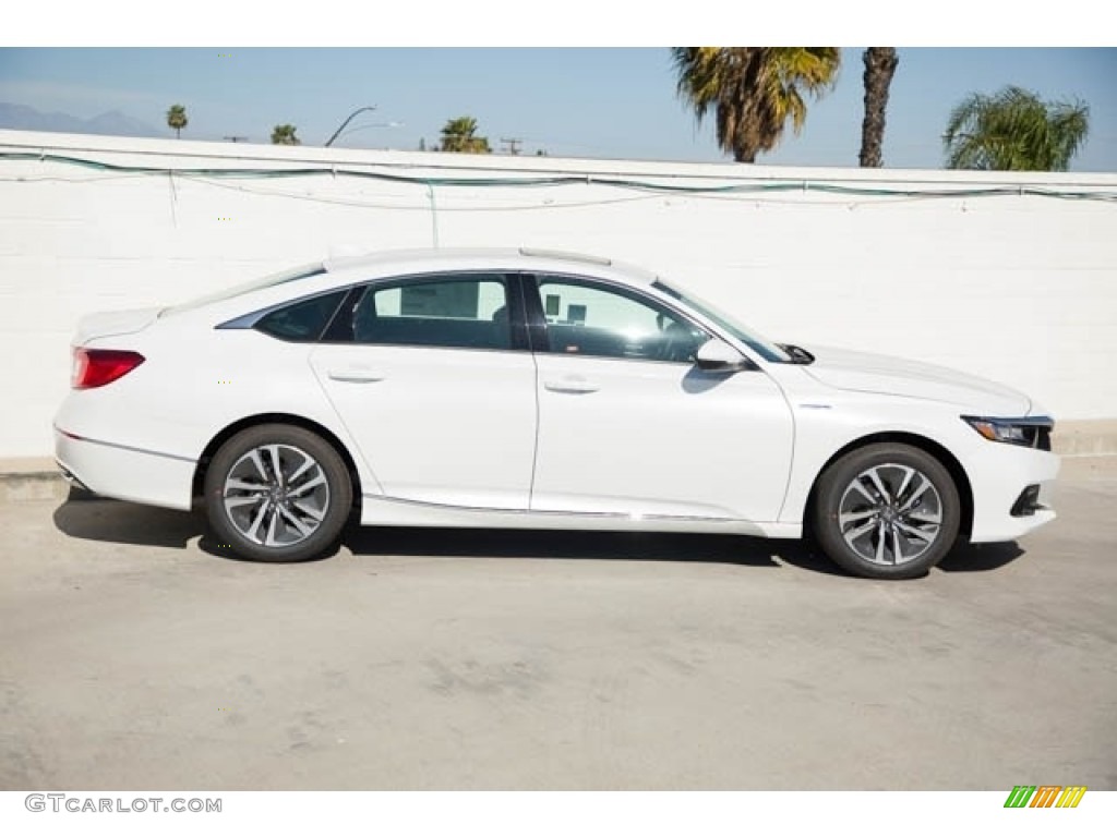 2021 Accord EX-L Hybrid - Platinum White Pearl / Black photo #8