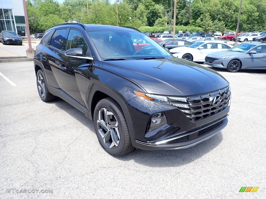 Phantom Black 2022 Hyundai Tucson Limited Hybrid AWD Exterior Photo #142021280