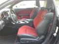 Black/Ruby Red Front Seat Photo for 2021 Dodge Challenger #142021350