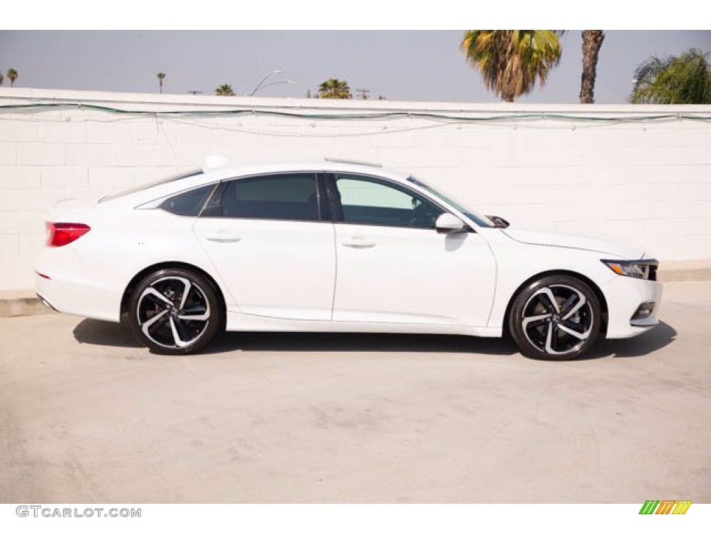 2018 Accord Sport Sedan - Platinum White Pearl / Black photo #12