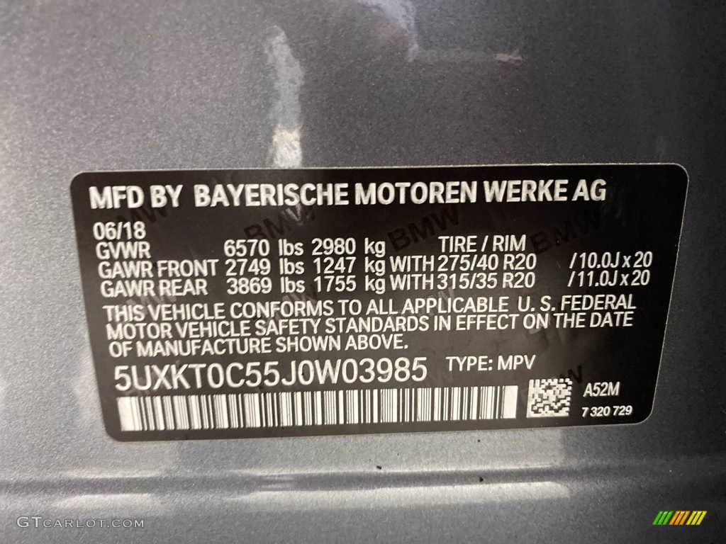2018 X5 xDrive40e iPerfomance - Space Gray Metallic / Mocha photo #37