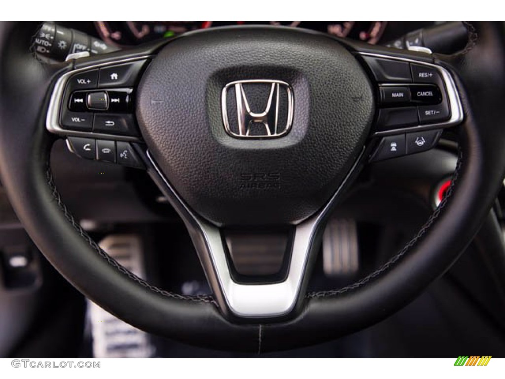 2018 Accord Sport Sedan - Platinum White Pearl / Black photo #13