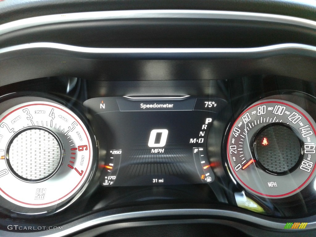 2021 Dodge Challenger R/T Scat Pack Widebody Gauges Photo #142021608