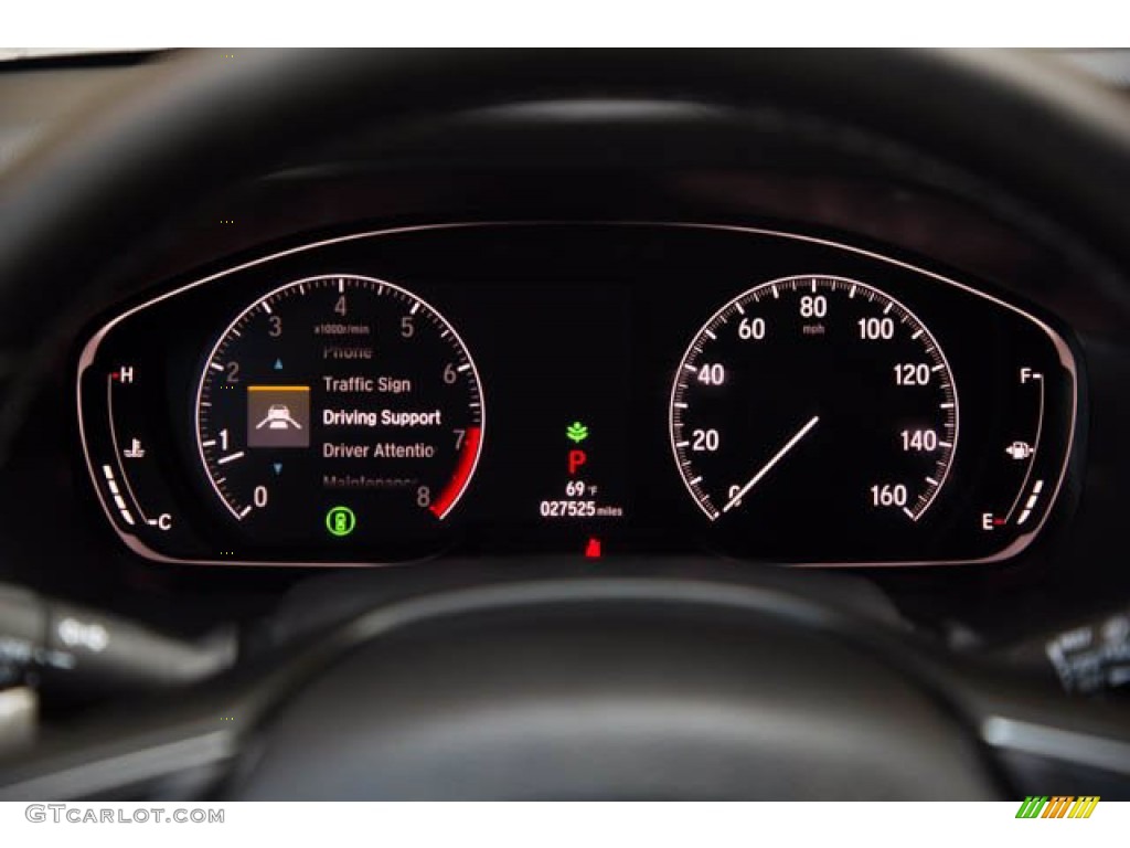 2018 Accord Sport Sedan - Platinum White Pearl / Black photo #28