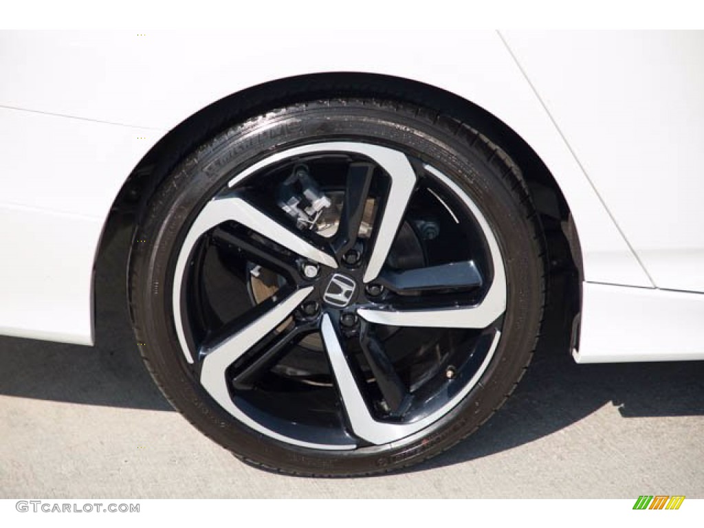 2018 Accord Sport Sedan - Platinum White Pearl / Black photo #35