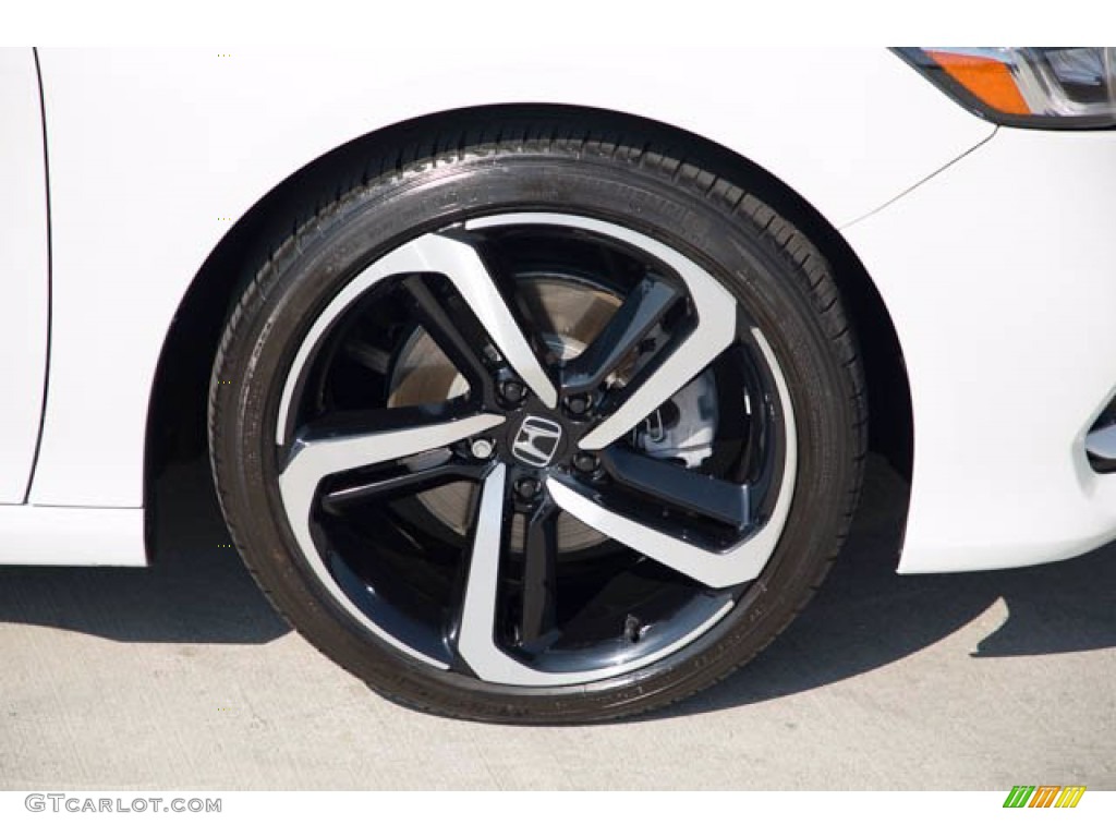 2018 Accord Sport Sedan - Platinum White Pearl / Black photo #36