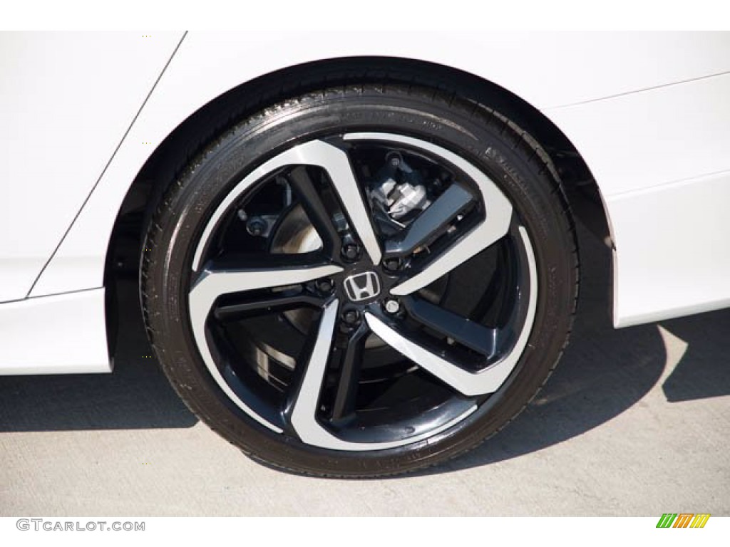 2018 Accord Sport Sedan - Platinum White Pearl / Black photo #37