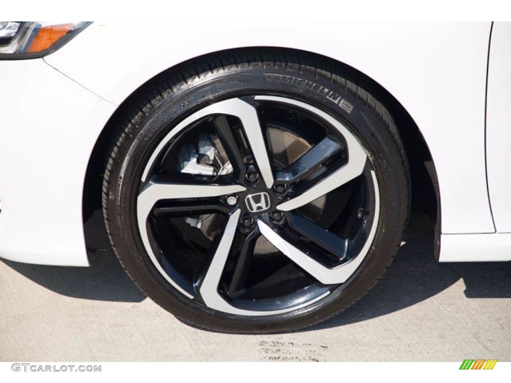 2018 Accord Sport Sedan - Platinum White Pearl / Black photo #38