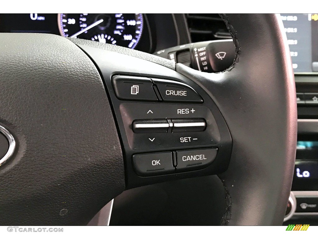2020 Hyundai Elantra Value Edition Gray Steering Wheel Photo #142022472