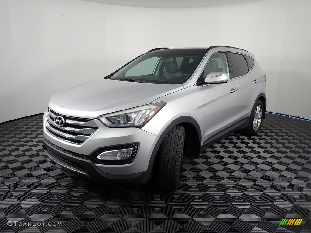 2014 Santa Fe Sport 2.0T FWD - Moonstone Silver / Gray photo #11