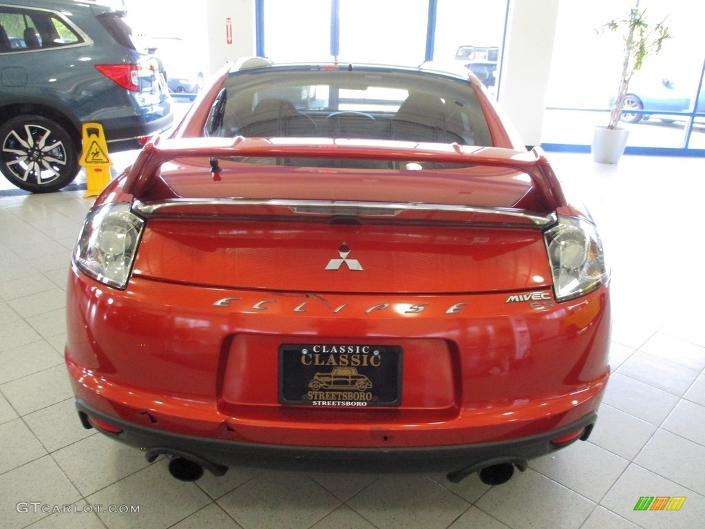 2011 Eclipse GS Coupe - Sunset Pearlescent / Dark Charcoal photo #7