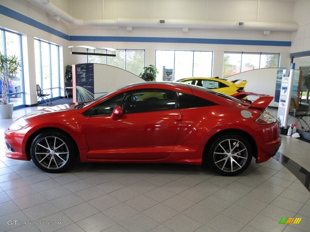 2011 Eclipse GS Coupe - Sunset Pearlescent / Dark Charcoal photo #9