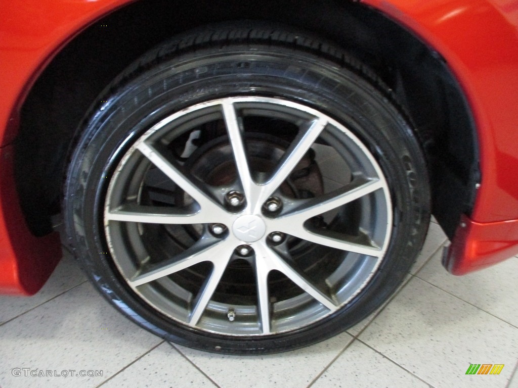 2011 Eclipse GS Coupe - Sunset Pearlescent / Dark Charcoal photo #10