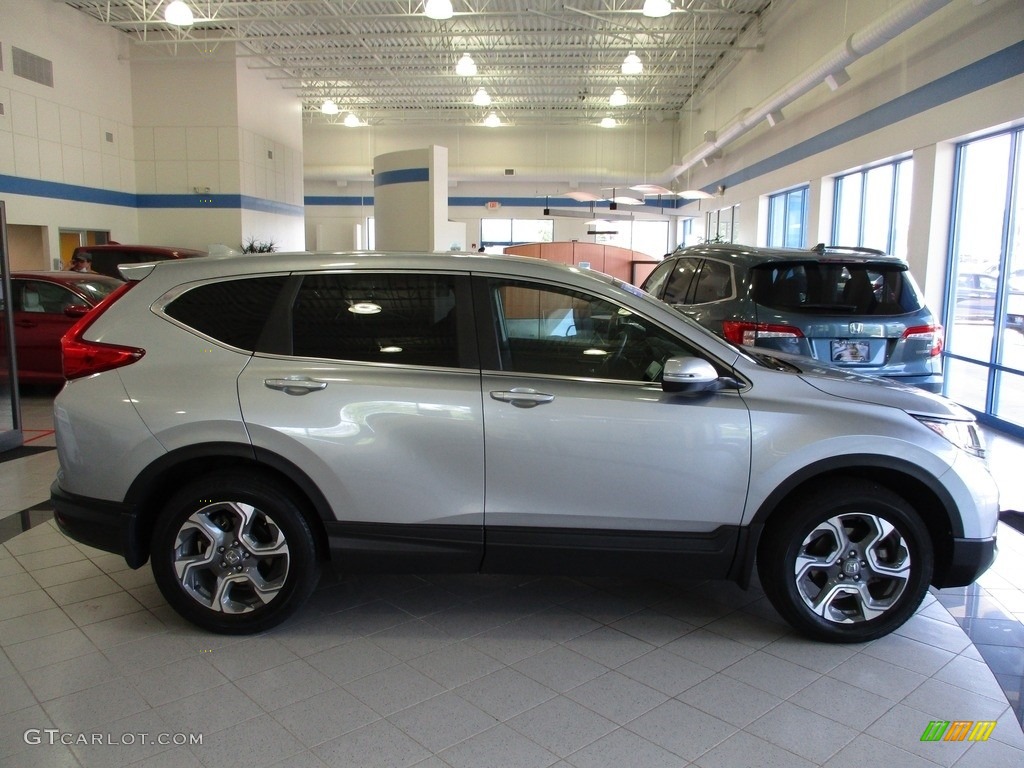 2018 CR-V EX-L AWD - Lunar Silver Metallic / Black photo #4