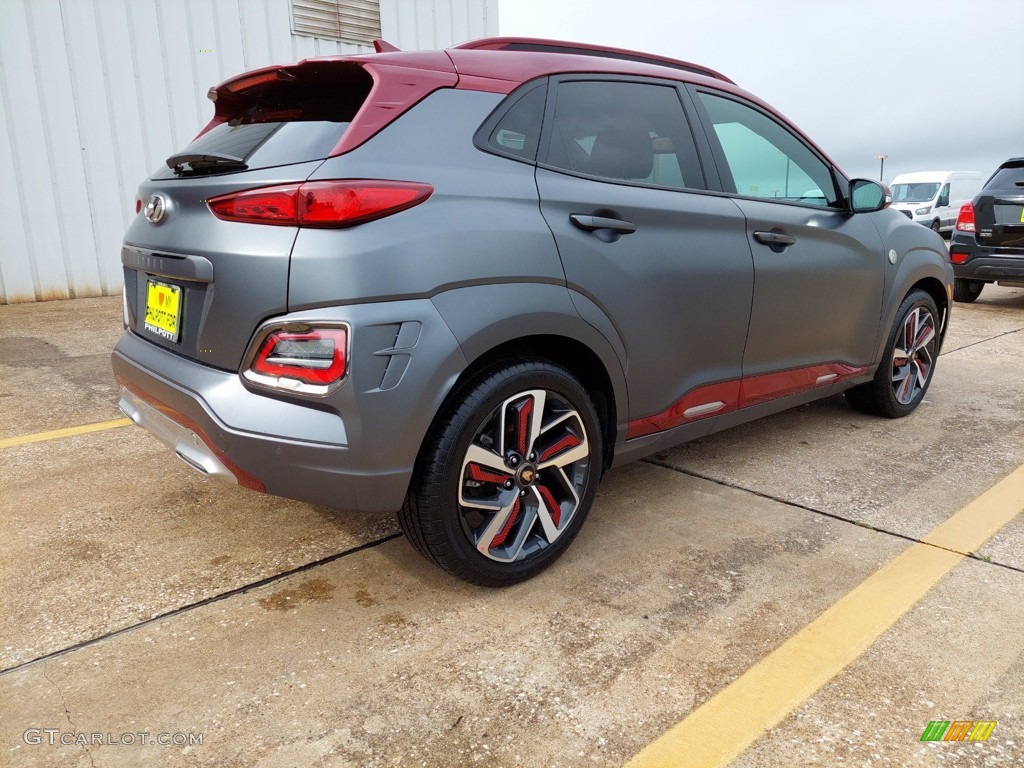 2019 Kona Iron Man Edition AWD - Iron Man Matte Gray / Black/Red Accents photo #3