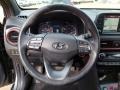 Black/Red Accents 2019 Hyundai Kona Iron Man Edition AWD Steering Wheel