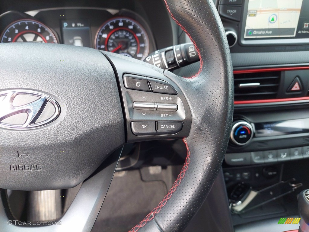 2019 Hyundai Kona Iron Man Edition AWD Steering Wheel Photos