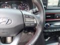 2019 Hyundai Kona Black/Red Accents Interior Steering Wheel Photo