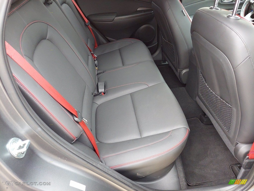 2019 Hyundai Kona Iron Man Edition AWD Rear Seat Photos