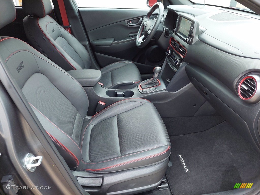 2019 Hyundai Kona Iron Man Edition AWD Front Seat Photo #142025010