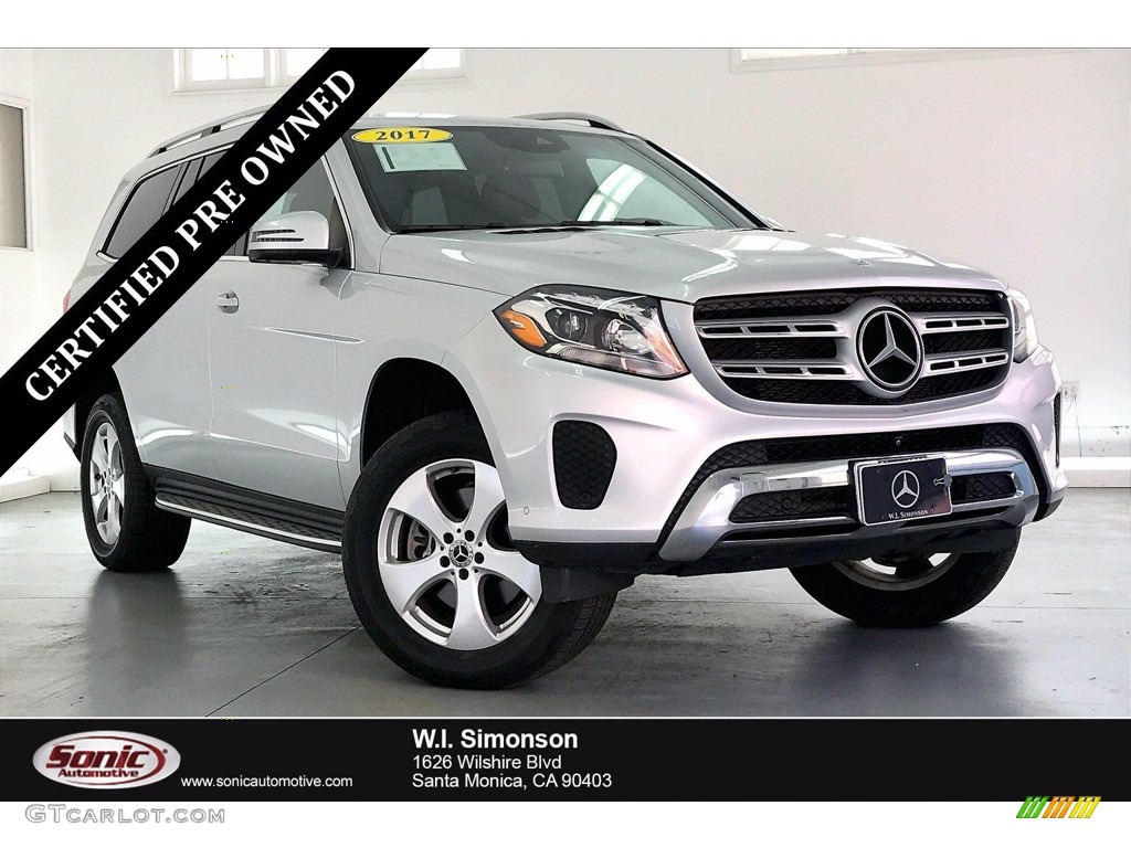 2017 GLS 450 4Matic - Iridium Silver Metallic / Black photo #1