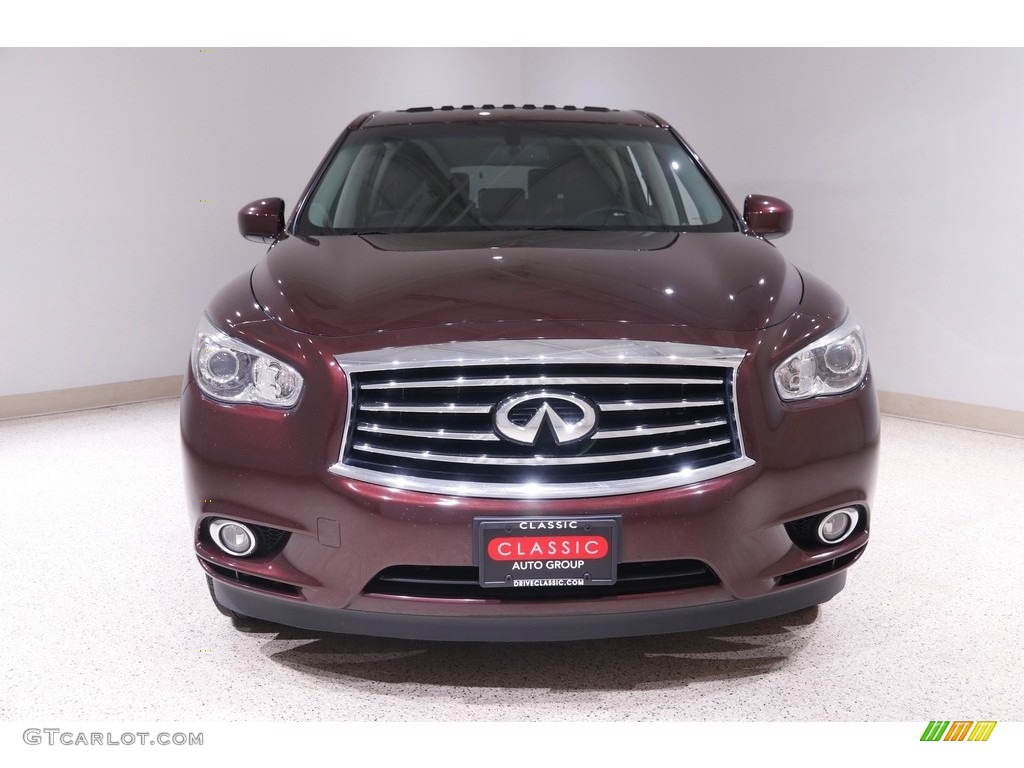 2014 QX60 3.5 AWD - Midnight Garnet / Java photo #2
