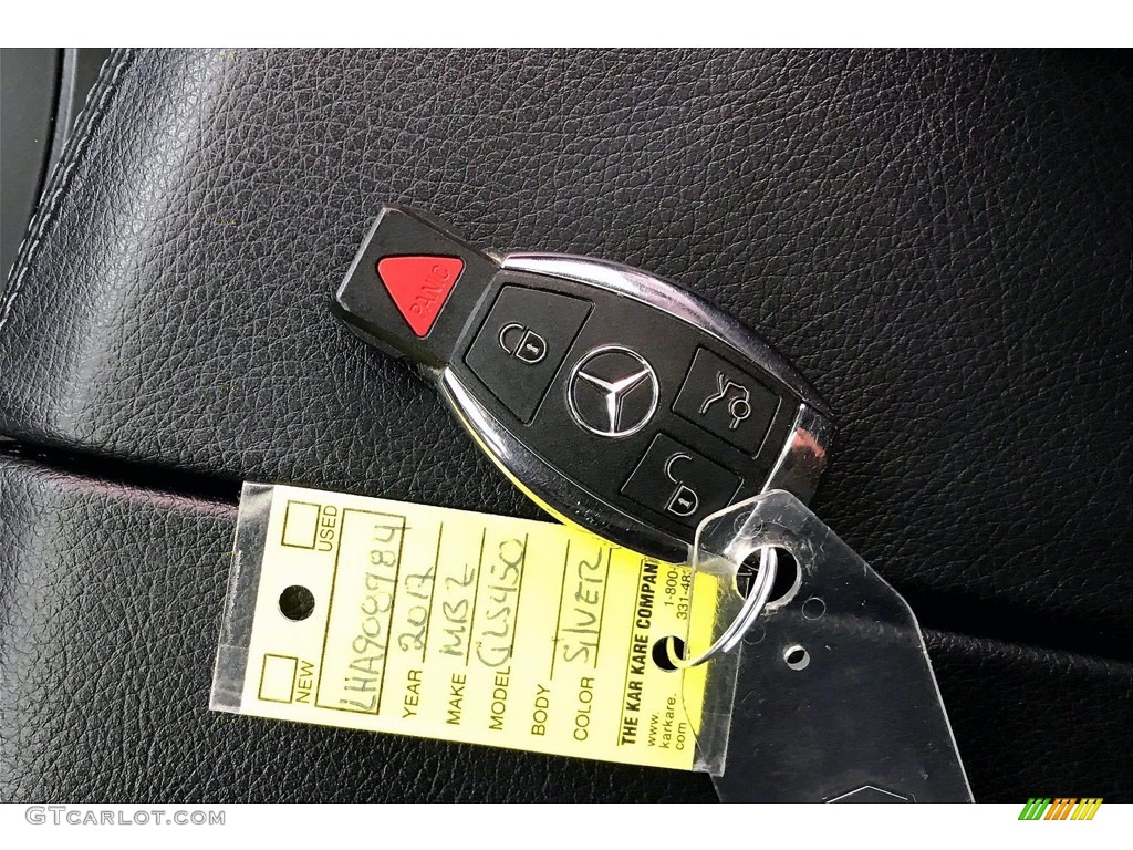 2017 GLS 450 4Matic - Iridium Silver Metallic / Black photo #11