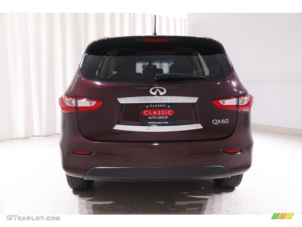 2014 QX60 3.5 AWD - Midnight Garnet / Java photo #19