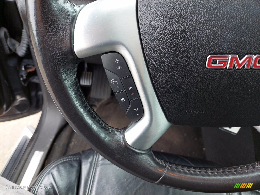 2016 GMC Acadia SLT Ebony Steering Wheel Photo #142026129