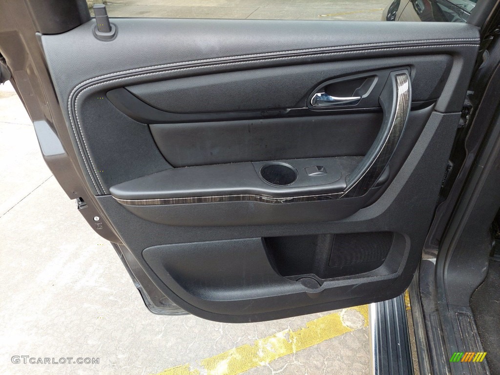 2016 GMC Acadia SLT Ebony Door Panel Photo #142026252