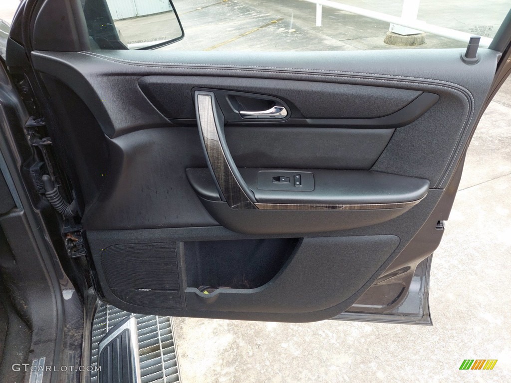 2016 GMC Acadia SLT Ebony Door Panel Photo #142026327