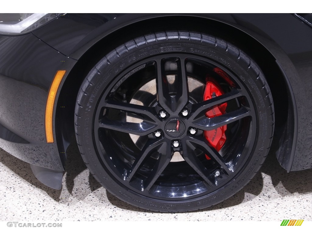 2019 Corvette Stingray Coupe - Black / Black photo #26