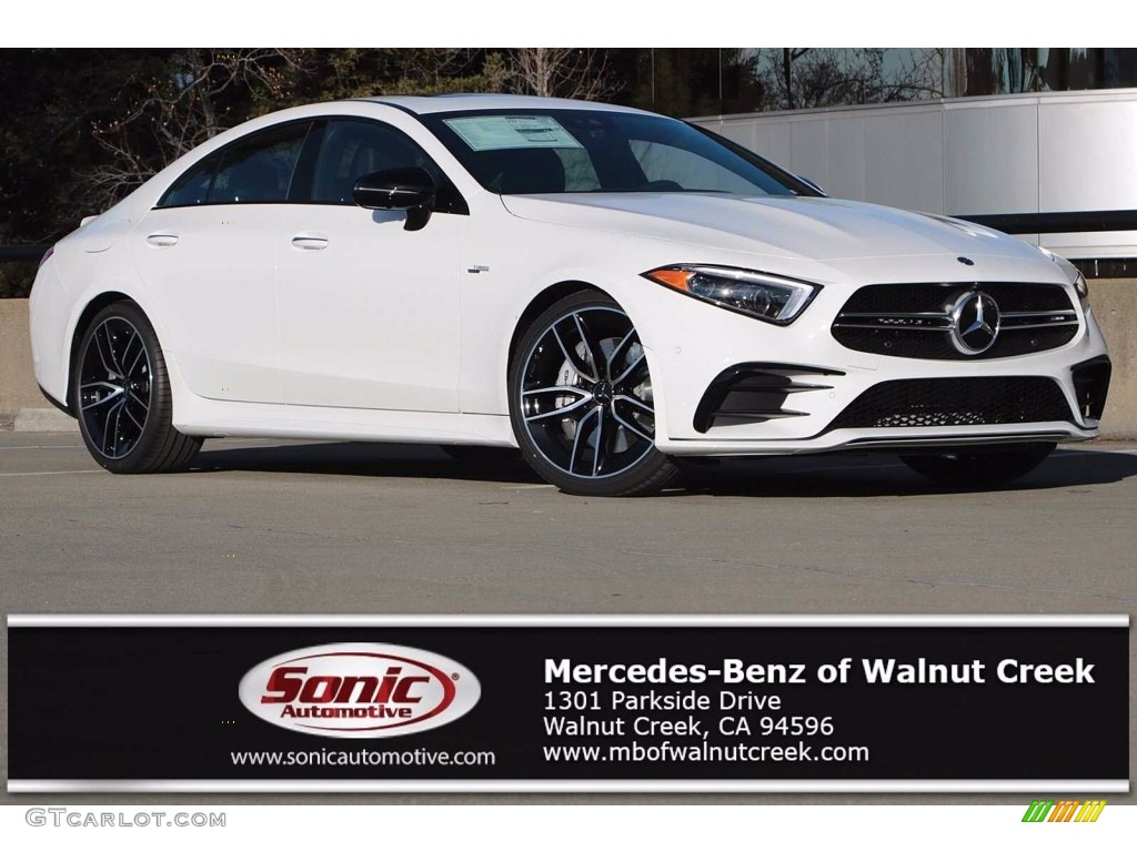 2021 CLS 53 AMG 4Matic Coupe - Polar White / Black photo #1