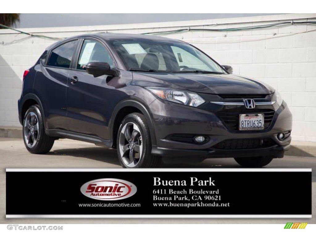2018 HR-V EX AWD - Mulberry Metallic / Black photo #1