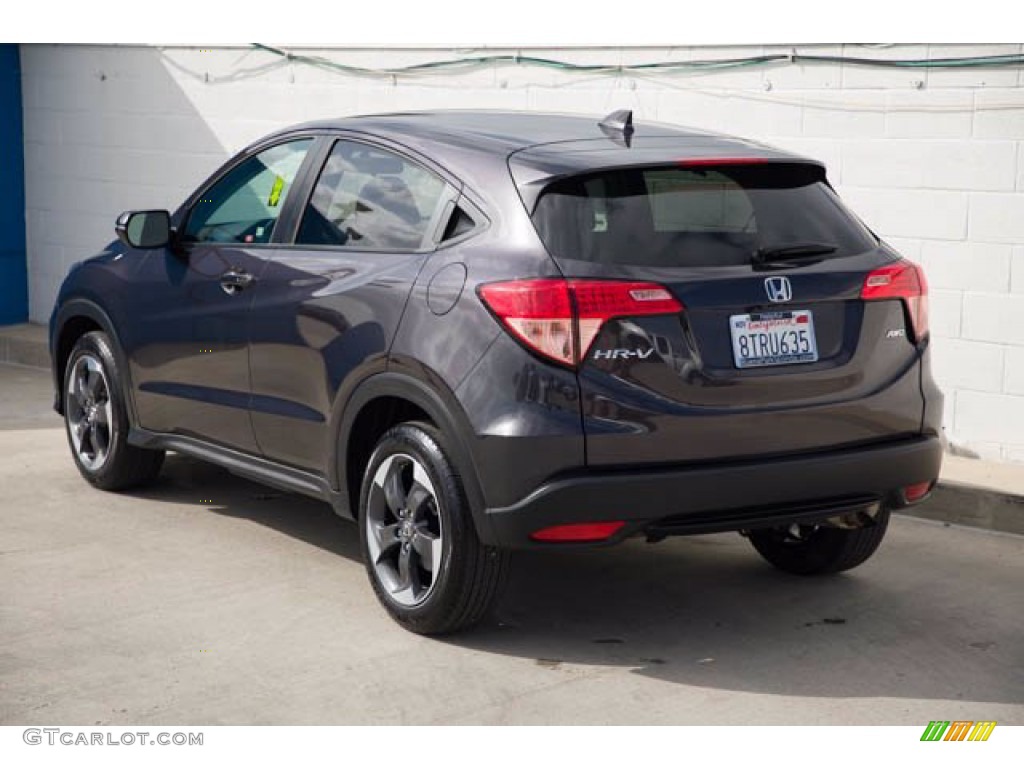 2018 HR-V EX AWD - Mulberry Metallic / Black photo #2