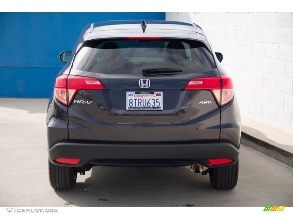 2018 HR-V EX AWD - Mulberry Metallic / Black photo #9