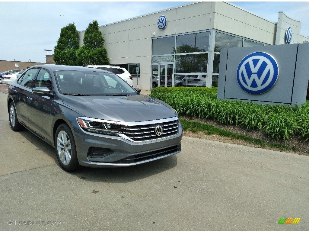 2021 Passat S - Platinum Gray Metallic / Titan Black photo #1