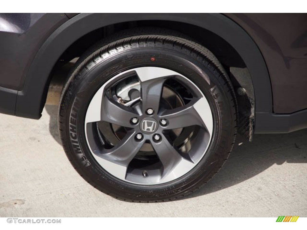 2018 HR-V EX AWD - Mulberry Metallic / Black photo #34