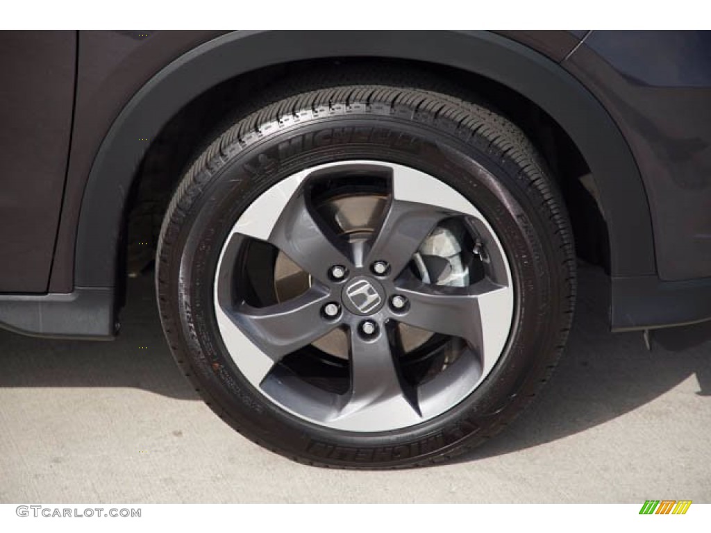2018 HR-V EX AWD - Mulberry Metallic / Black photo #35
