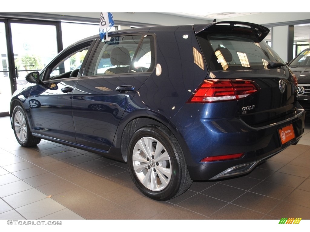2018 Golf SE - Night Blue Metallic / Titan Black photo #7