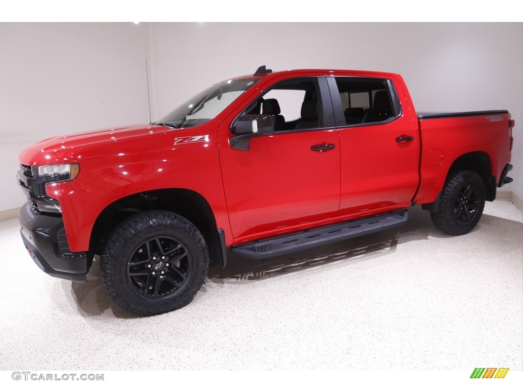 2020 Silverado 1500 LT Trail Boss Crew Cab 4x4 - Red Hot / Jet Black photo #3