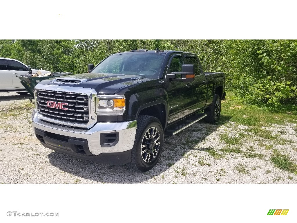2017 Sierra 3500HD SLE Crew Cab 4x4 - Onyx Black / Jet Black photo #3